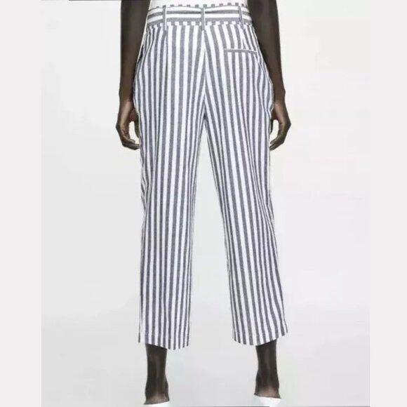 Zara Striped High Waist Trousers - Picture 10 of 12